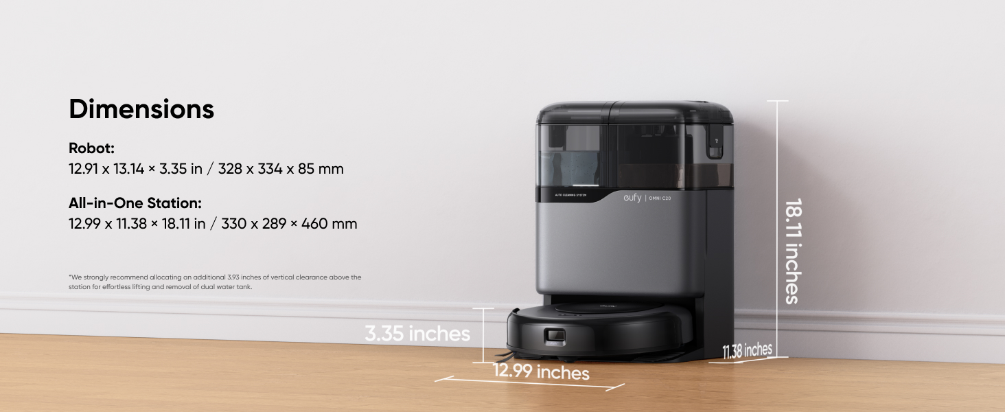 Omni C20 dimensions